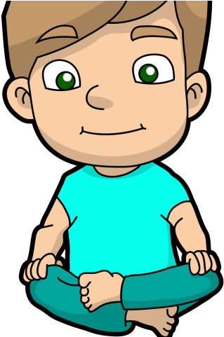 Meditation Clipart Child Meditation - Cartoon - Png Download (640x480), Png Download