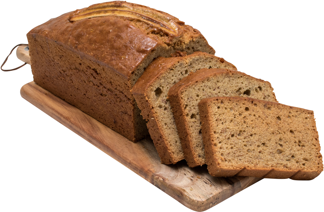 Download Banana Bread Loaf - Whole Wheat Bread Clipart Png Download