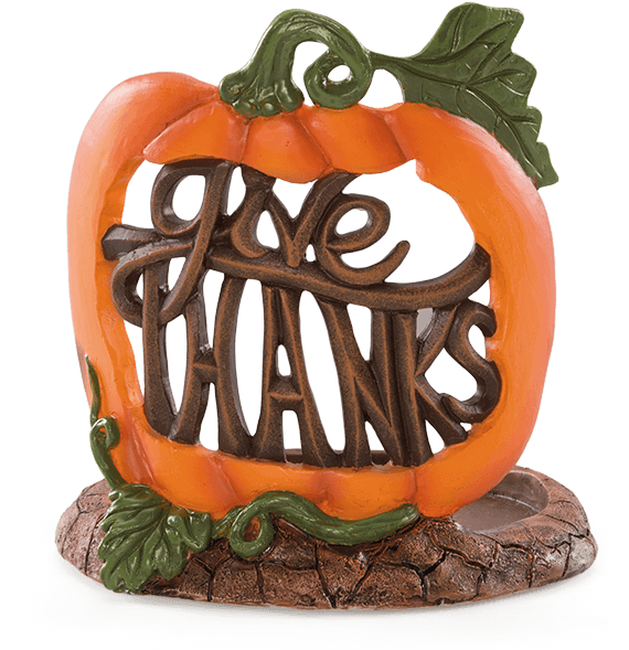 Give Thanks Scentsy Warmer Wrap - Carving Clipart (600x600), Png Download