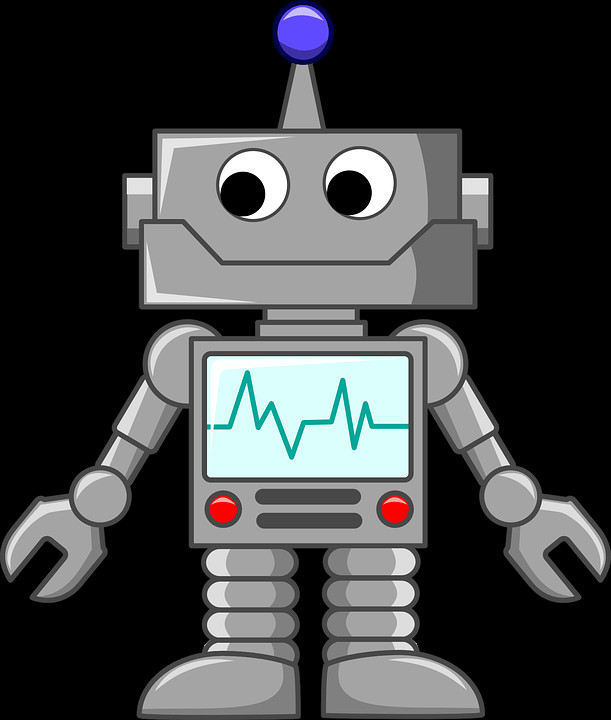 Robotics Png Images - Cartoon Robot Template Clipart (611x720), Png Download