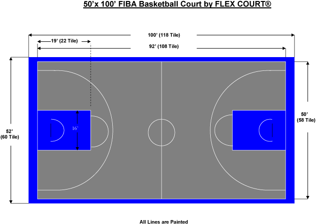 Download Are You A Fan Contact Us - Full Outdoor Basketball Court ...