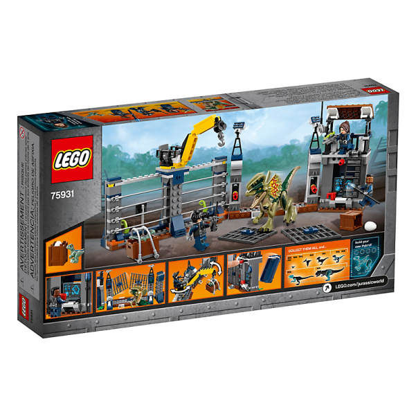 Dilophosaurus Outpost Attack - Lego Jurassic World 75931 Clipart ...