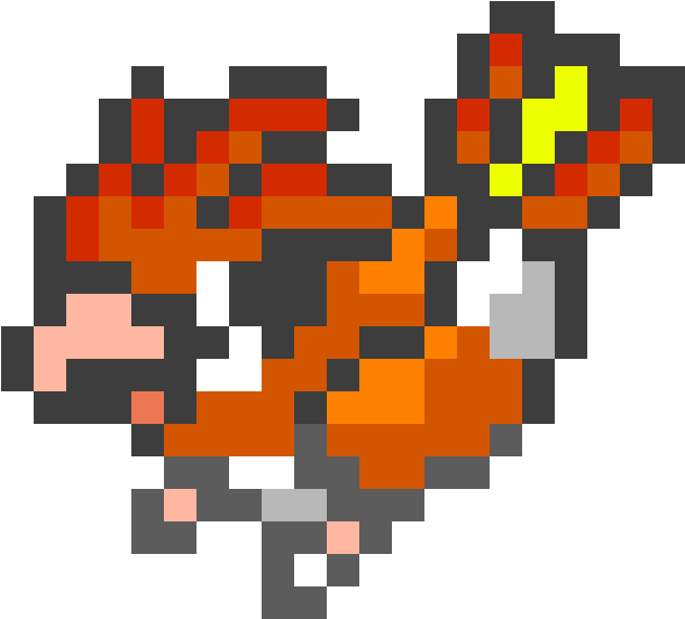 Pidgeotto - Spearow Pixel Art Clipart - Large Size Png Image - PikPng