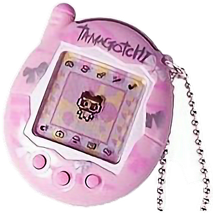 Png- Tamagotchi - Tamagotchi White And Pink Clipart - Large Size Png ...