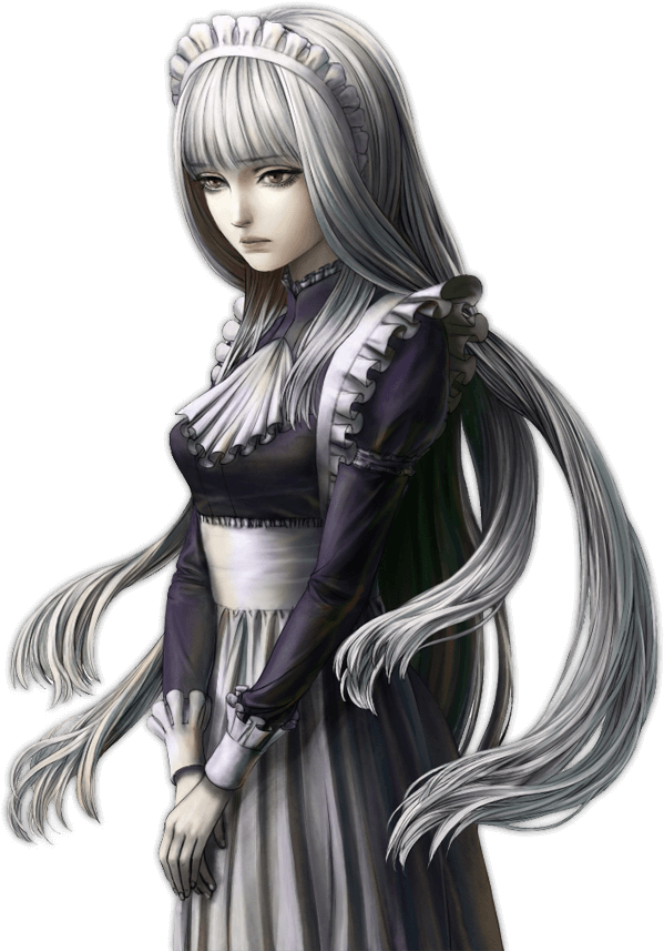 The White Haired Girl Download The White Haired Girl - Figurine Clipart (1478x1080), Png Download
