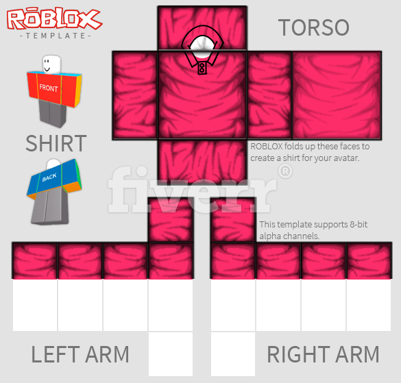 Roblox R6 Shirt Template Clipart Large Size Png Image Pikpng - roblox template 585 x 559