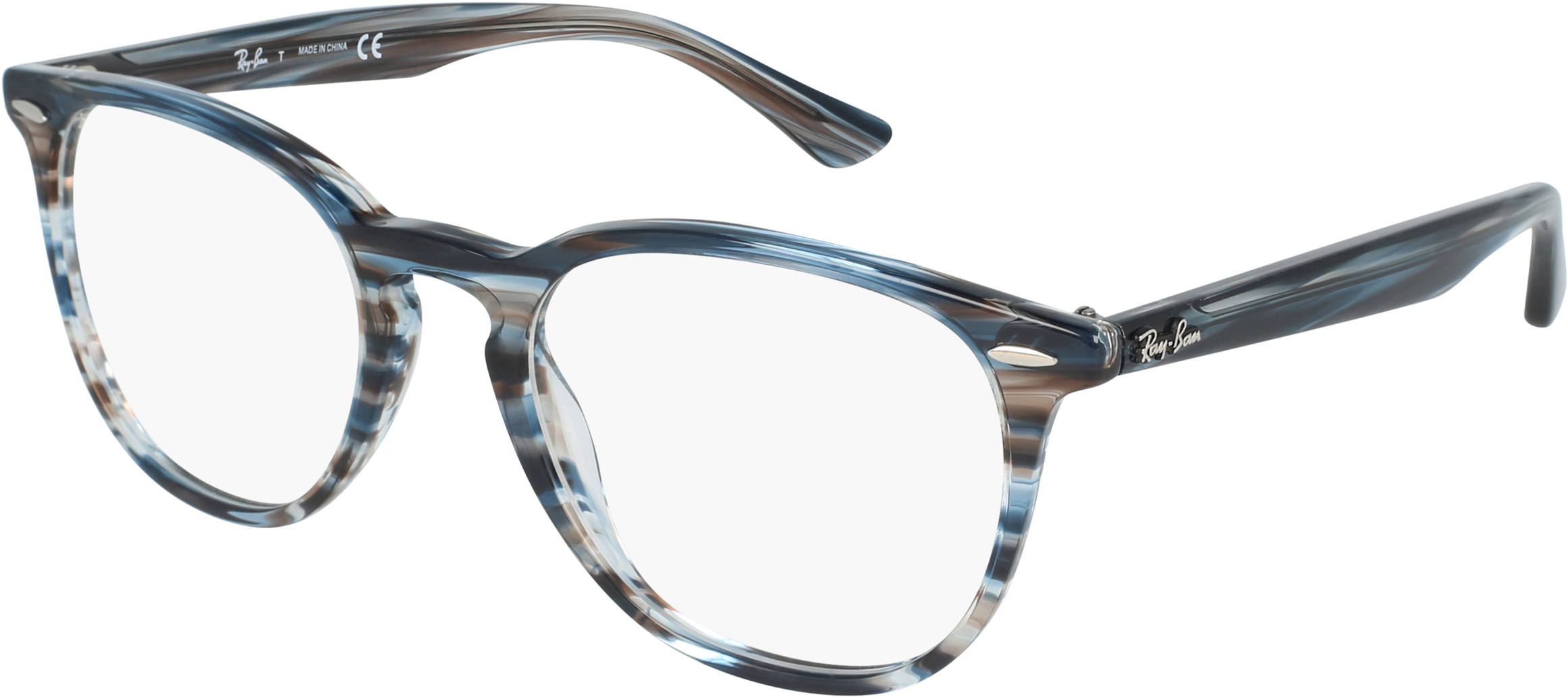 R Rb 7159 Unisex S Eyeglasses Ray Ban Eyeglasses Blue Gray Clipart Large Size Png Image Pikpng