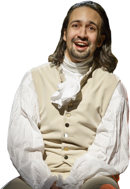 Hamilton Play Lin Manuel Miranda Clipart Large Size Png Image Pikpng