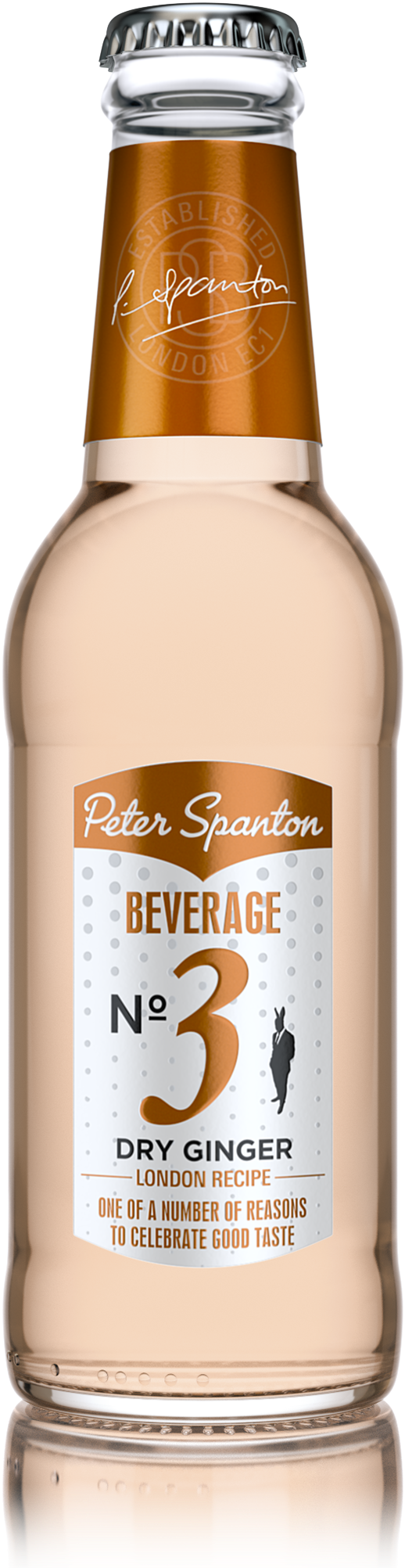 Bottle - Peter Spanton Cardamom Tonic Clipart (635x2010), Png Download
