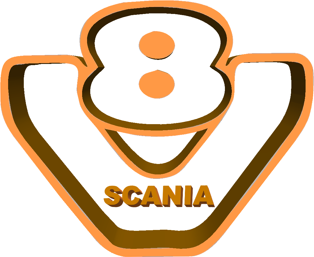 Download Scania V8 Logo - Scania V8 Logo Png Clipart Png Download - PikPng