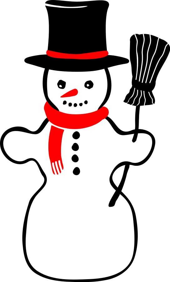 Snowman Png Clipart (544x900), Png Download