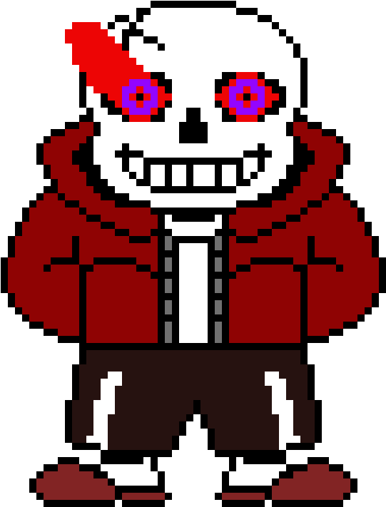 Insane Hardtale Sans - Undertale Sans Pixel Clipart - Large Size Png ...