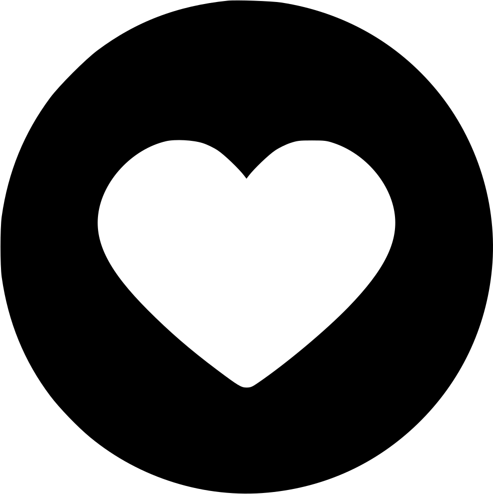 Download Png File Svg - Circle Heart Icon Png Clipart Png Download - PikPng