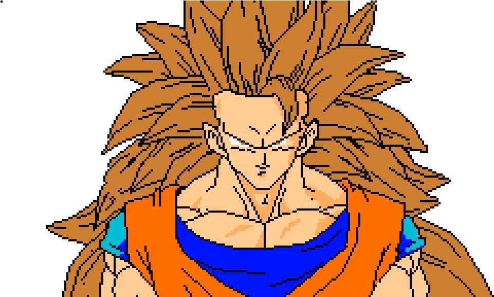 Goku Super Saiyan Bronze - Cartoon Clipart (1024x576), Png Download