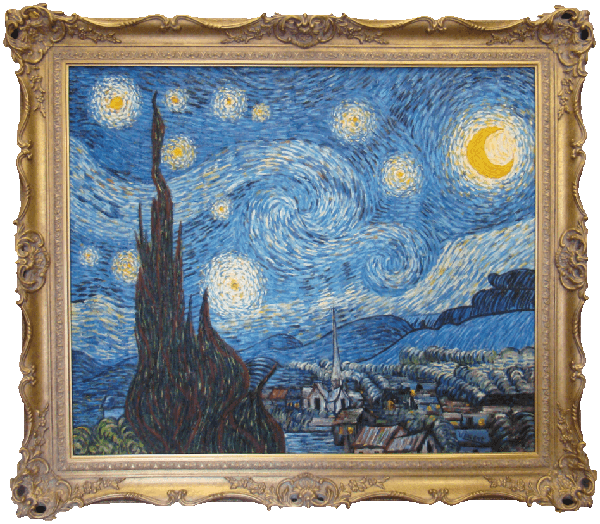 Download Framed Painting Png - Vincent Van Gogh Clipart Png Download