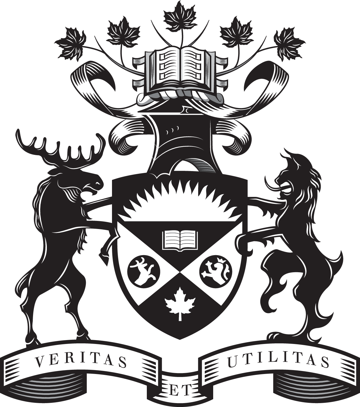 Coat Of Arms Logo Black And White Ontario Coat Of Arms Clipart