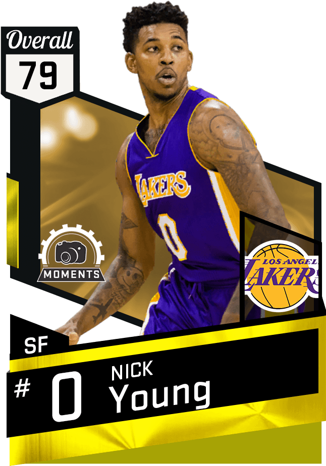 Nick Young - Nate Archibald Nba 2k17 Clipart - Large Size Png Image ...