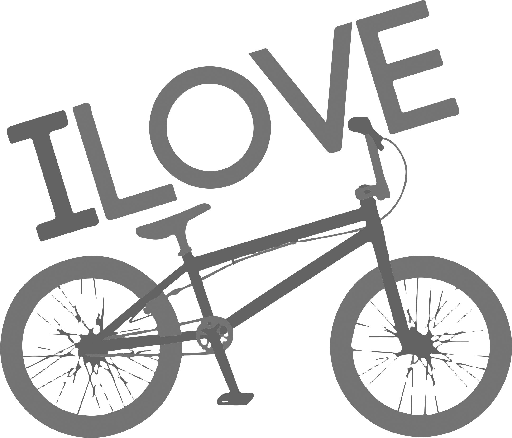 Love You My Bikes Clipart (2400x3200), Png Download