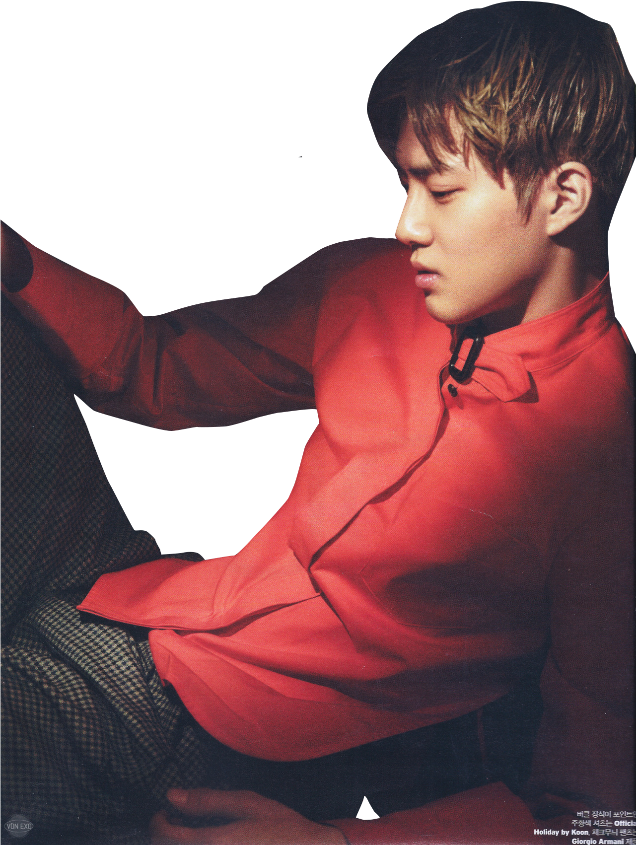 Suho W Korea Photoshoot Clipart (1280x1741), Png Download