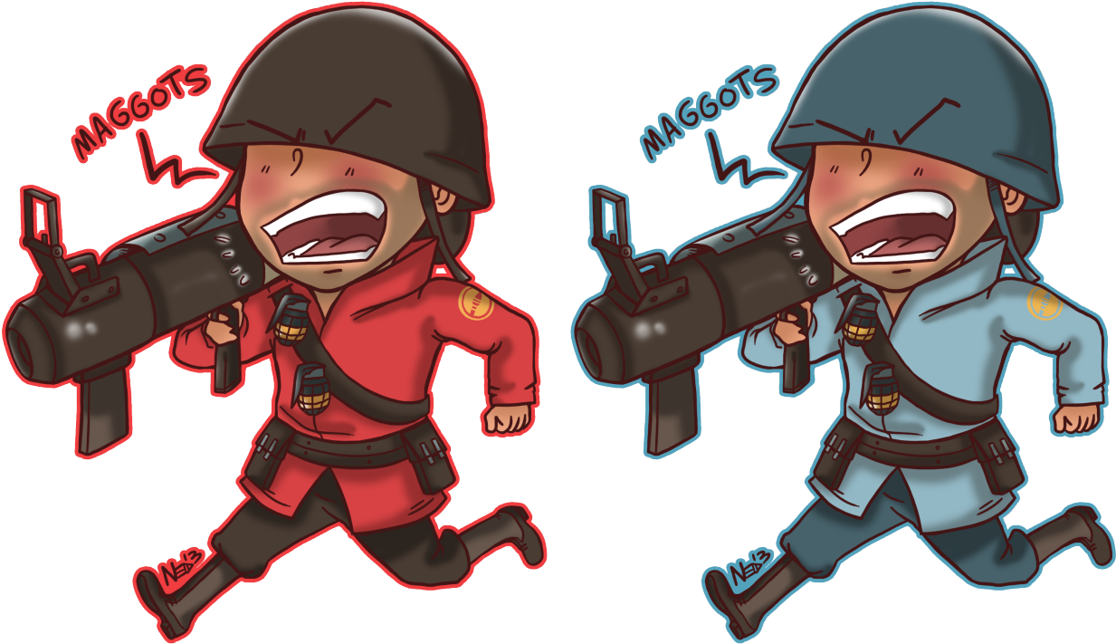 Finally Got A Chance To Catch Up With My Tf2 Chibi Chibi Soldier Tf2