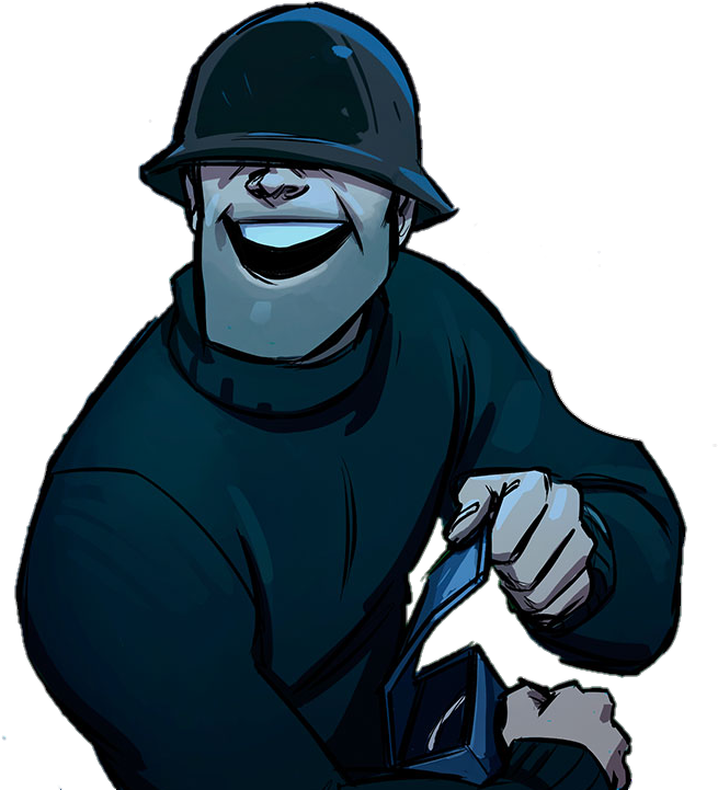 Tf2 Soldier Tf2soldier Tf2 Cartoon Clipart Large Size Png Image