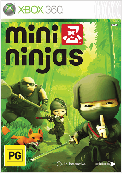 Mini Ninjas Xbox 360 Clipart (600x600), Png Download