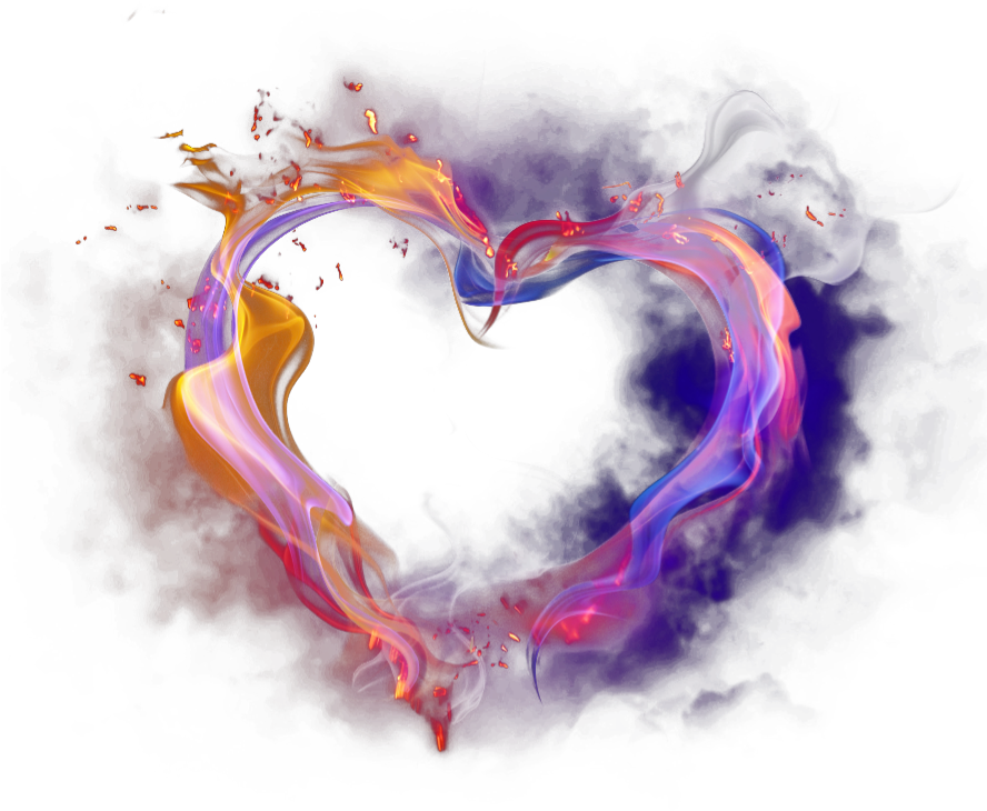 Download #light #heart #love #colorful #effect #ftestickers