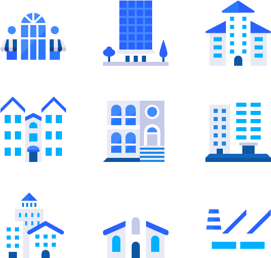 Buildings Clipart (600x564), Png Download