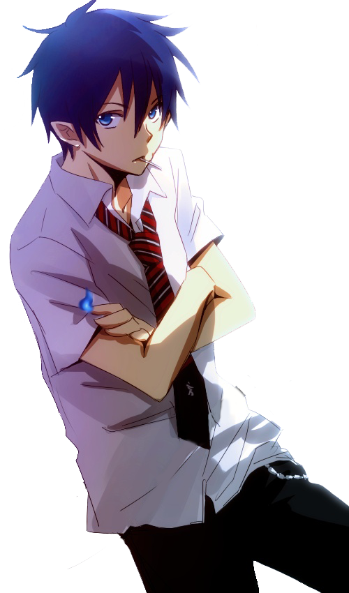 User Posted Image Anime Blue Exorcist Rin Clipart Large Size Png Image Pikpng