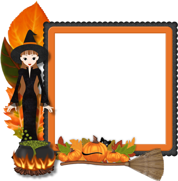 Best Free Frame Halloween Png Image - Halloween Picture Frame Png