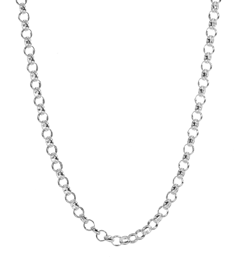 Download Silver Chain Download Png Image - Mens Curb Link Chain