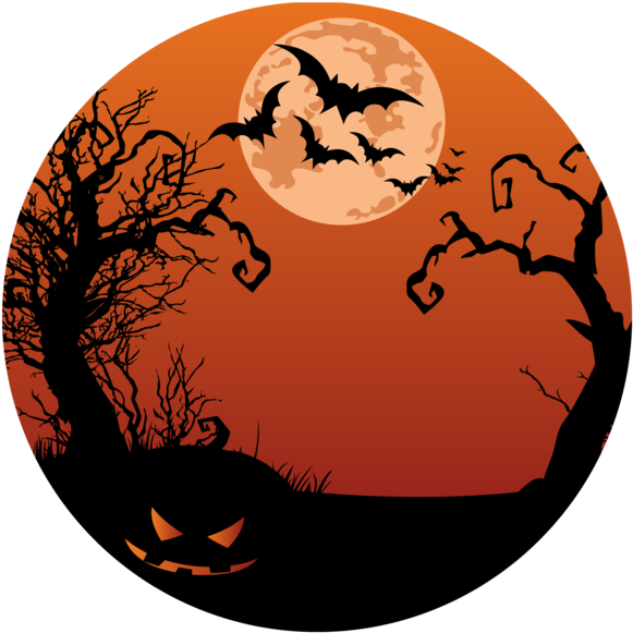 Halloween Moon Png Large Halloween Clipart Large Size Png Image PikPng