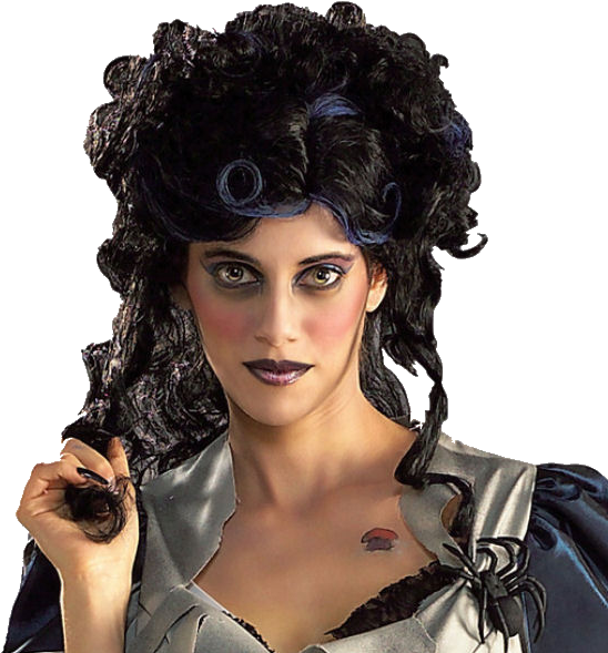 Wig Lady Vampire Witch Sexy - Cenerentola Horror Cosplay Clipart (551x603), Png Download