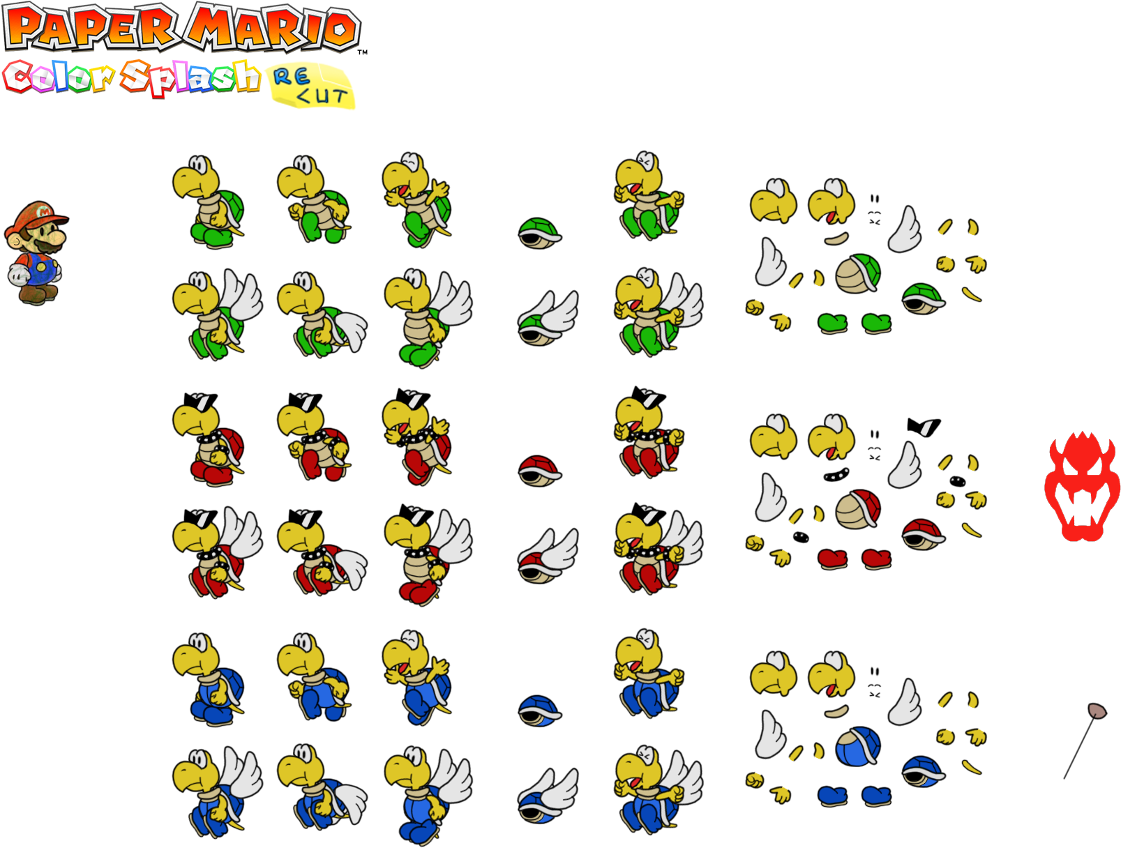 Enemies Koopa Troopas & Koopa Paratroopas - Every Type Of Enemy In ...