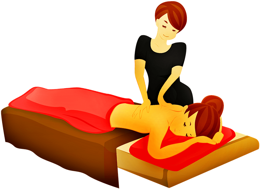 Massage Therapy Can Take Place On A Table Chair Or エステ イラスト 素材 無料 Clipart Large Size Png Image Pikpng