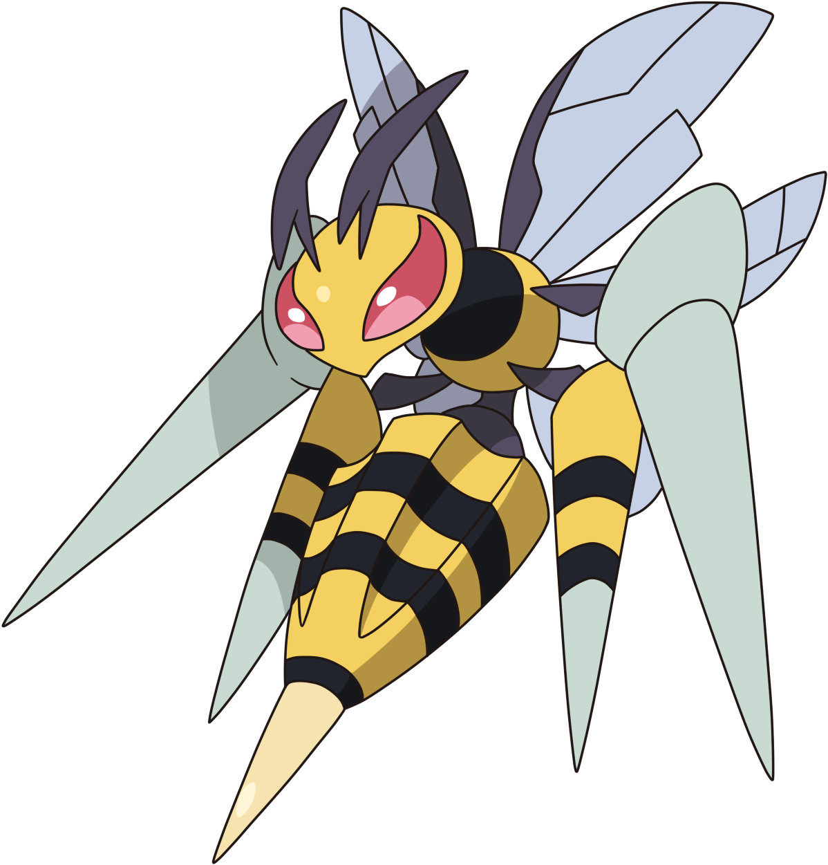 327kib, 1227x1279, 015 Mega Beedrill By Tzblacktd-da0u81g - Pokemon ...