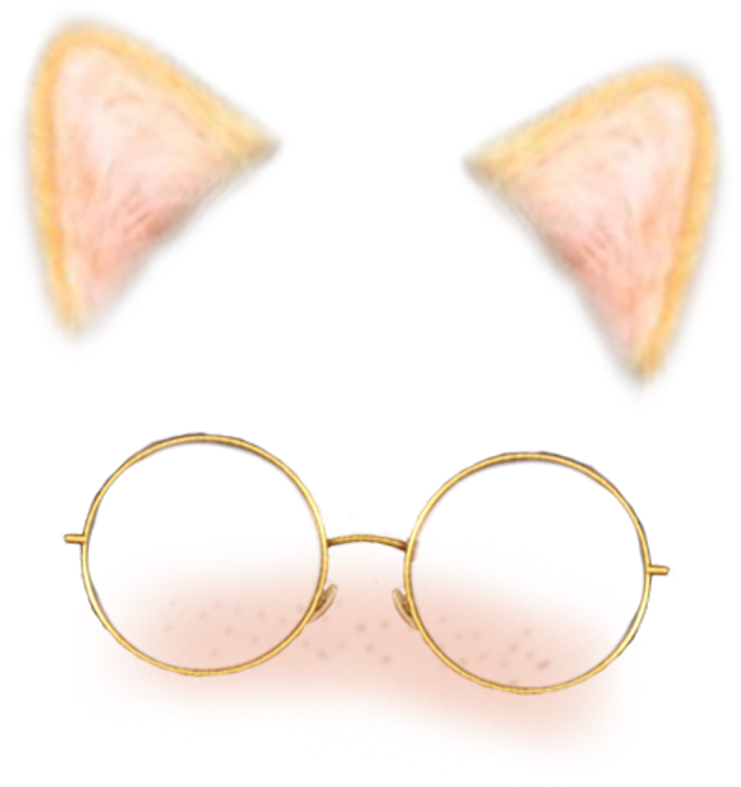 Download Cat Snow Png - Snapchat Filter Png Clipart Png Download - PikPng