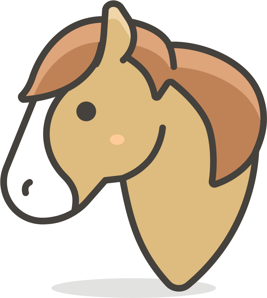 452 Horse Face - Horse Clipart - Large Size Png Image - PikPng