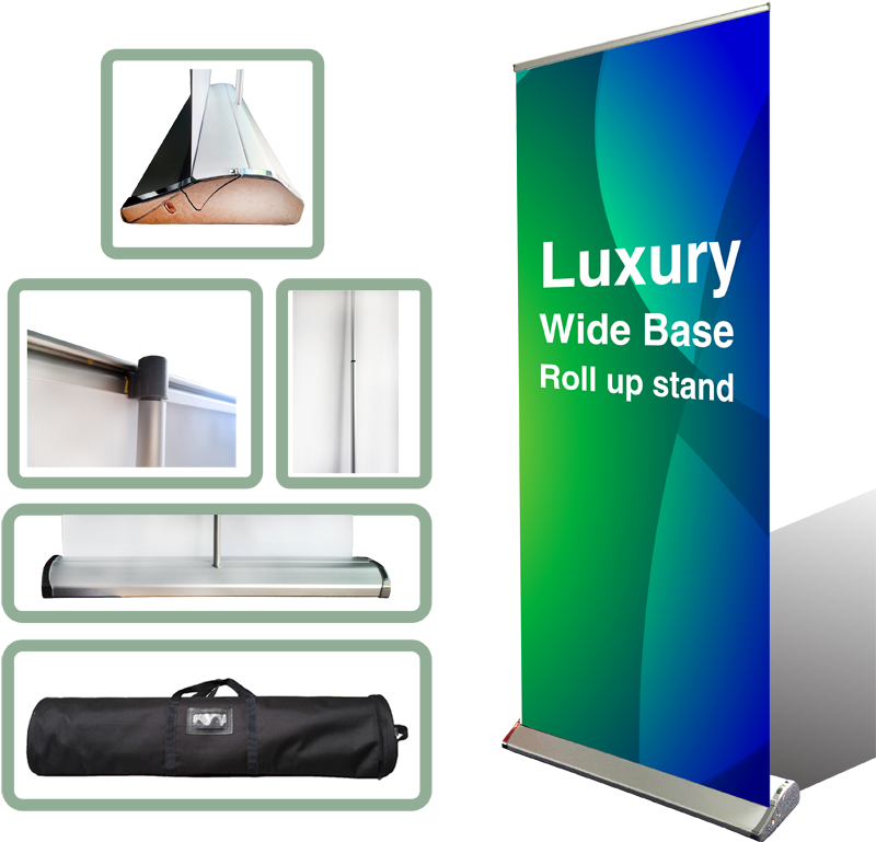 Download Pull Up Banners Luxury Wide Base - Roll Up Banner Png Clipart ...