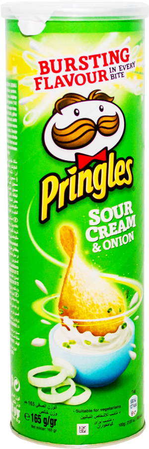Pringles Chips Sour Cream Onion 165 Gm - Pringles Sour Cream & Onion ...