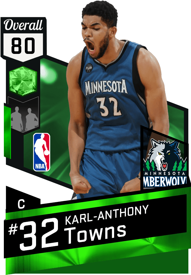 Karlanthony Towns Karl Anthony Towns Nba 2k17 Clipart Large Size