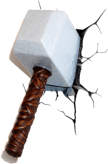 Martillo De Thor Comic Clipart - Large Size Png Image - PikPng