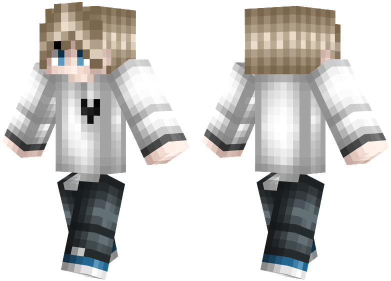 Blue Eyes - Blue Eyes Minecraft Skin Clipart - Large Size Png Image ...