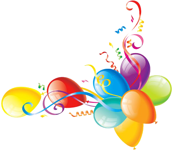 Download Balloons Clipart Corner - Corner Birthday Balloons Png ...