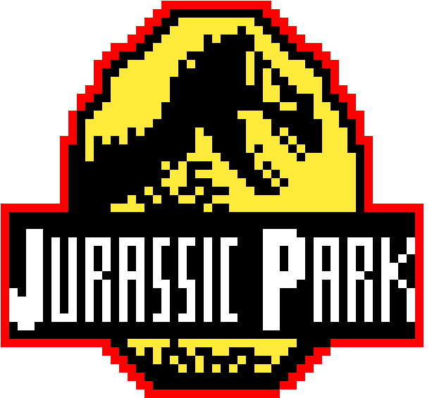 Colors Download Settings - Pixel Art Jurassic Park Clipart (1200x1200), Png Download