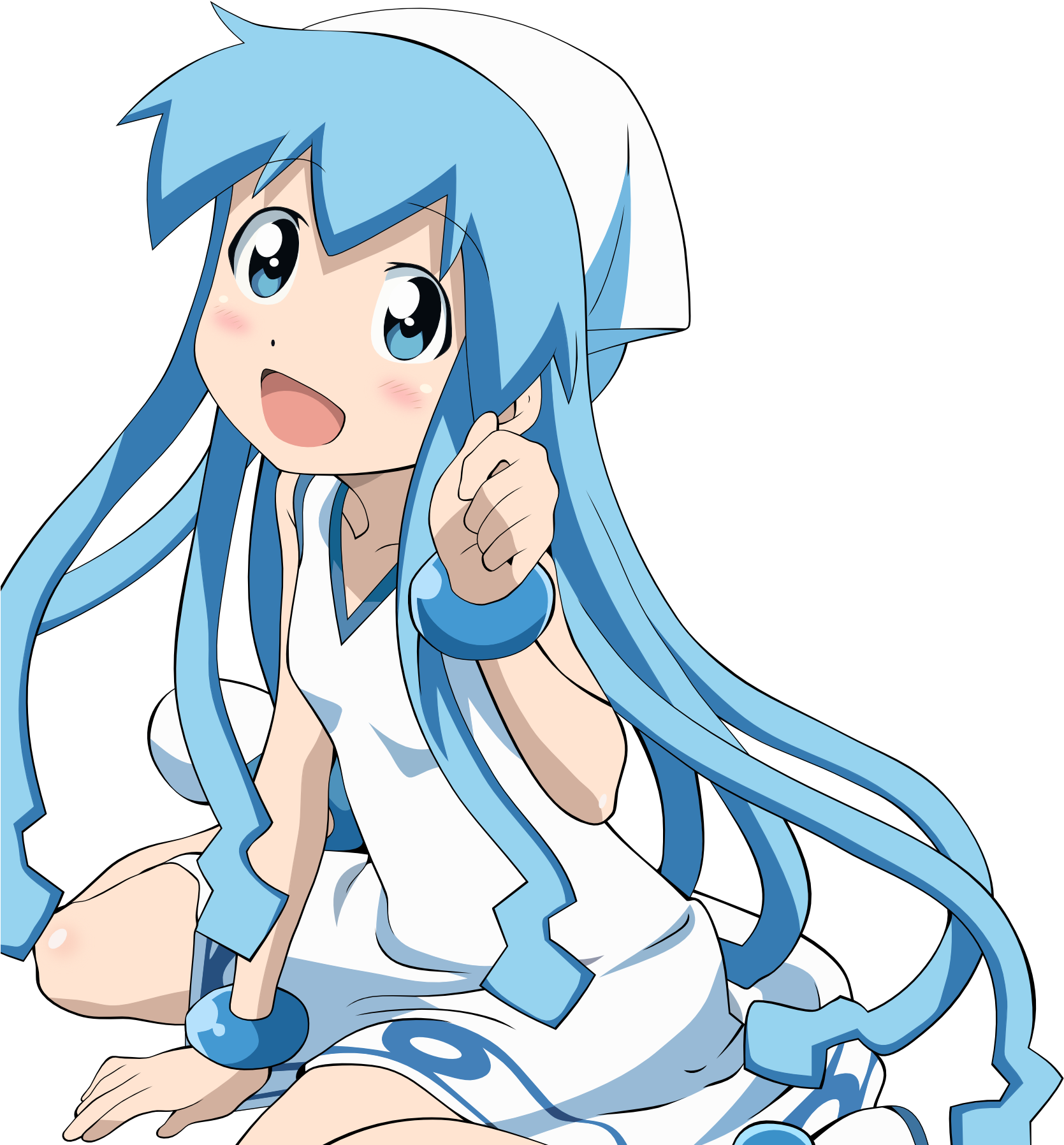 Options - Squid Girl Anime T Shirt Clipart - Large Size Png Image - PikPng