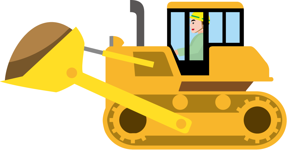 Forklift Clip Art Lowrider Car Pictures - Bulldozer Construction Truck ...