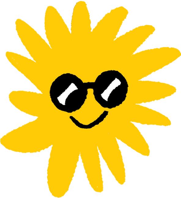 Sunglasses Clipart Dank - Sunflower - Png Download (592x646), Png Download