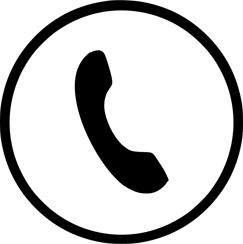 Png File Svg - Phone Rounded Png Icon Clipart - Large Size Png Image 