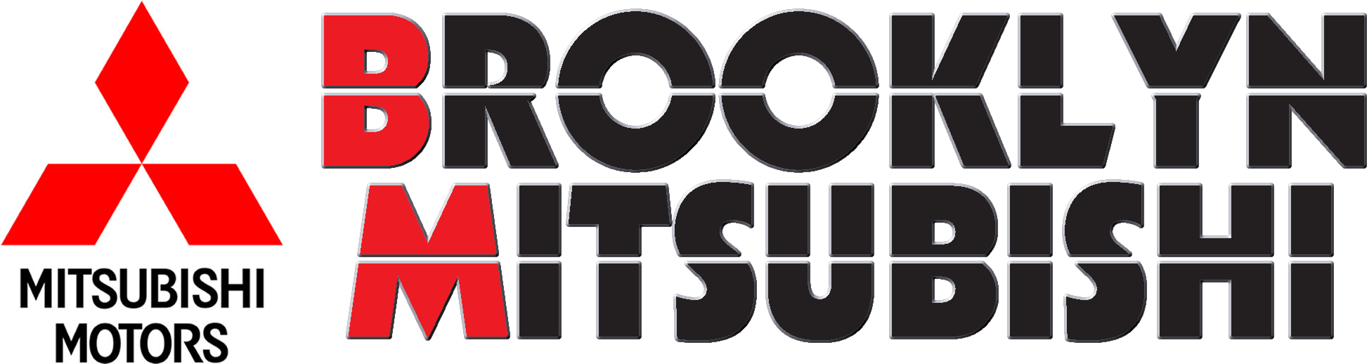 Brooklyn Mitsubishi Logo - Mitsubishi Motors Clipart (2000x600), Png Download